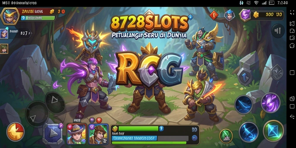Tampilan gameplay RPG yang memukau dari 8728SLOTS.
