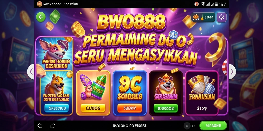 Tampilan gameplay menegangkan dengan grafik memukau di BWO888.