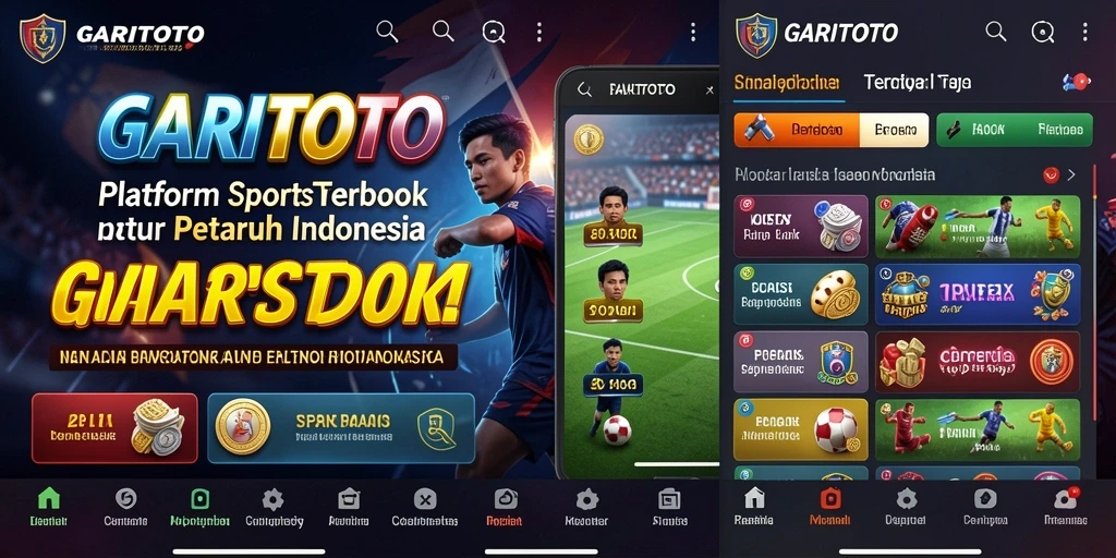 Tampilan screenshot gameplay Sportsbook GARITOTO yang menarik dan interaktif.