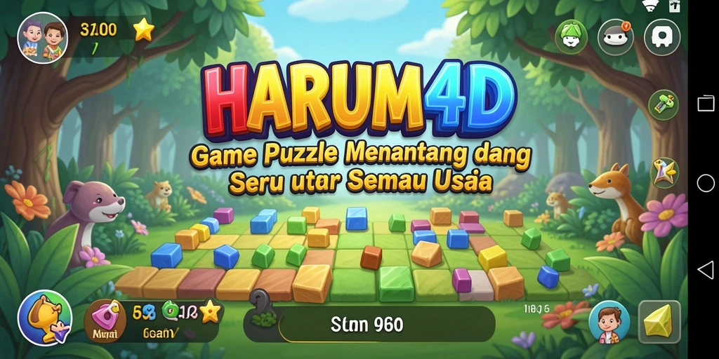 Screenshot gameplay <strong>HARUM4D</strong> yang menampilkan tantangan puzzle yang menarik.