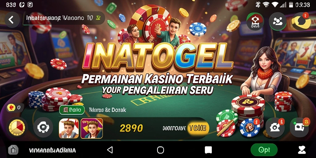 Tangkapan layar INATOGEL menampilkan gameplay Kasino yang mendebarkan.