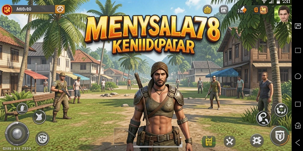Tampilan menakjubkan dari gameplay simulasi MENYALA78.
