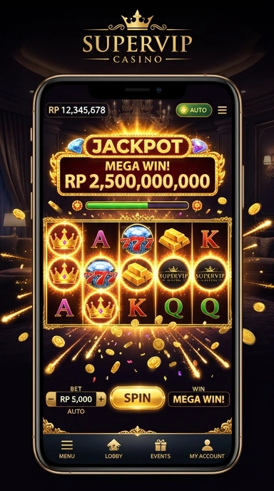 Proses unduh aplikasi yang cepat dan mudah di supervip.